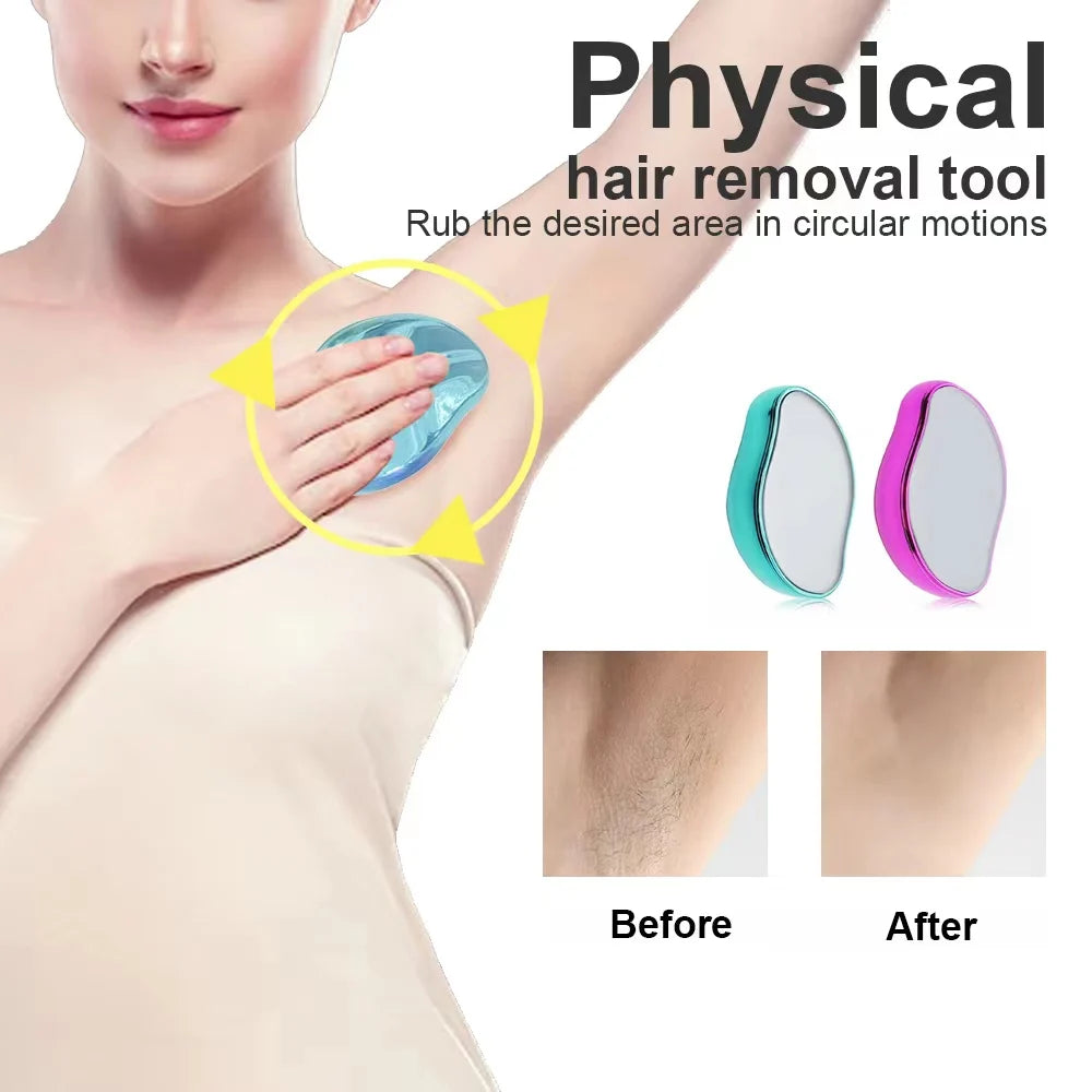 Veltora crystal hair eraser epilator for safe, easy, and reusable body hair removal with smooth depilation results.