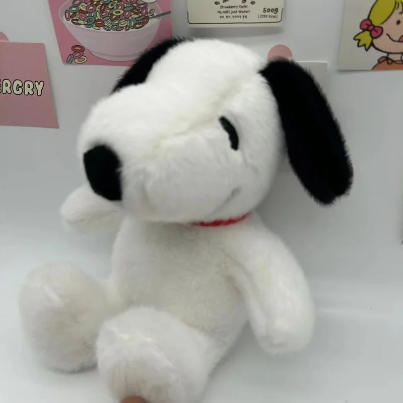 Veltora 30cm cartoon Snoopy plush toy pillow, soft and cute sofa back plush doll for children, perfect gift for kids