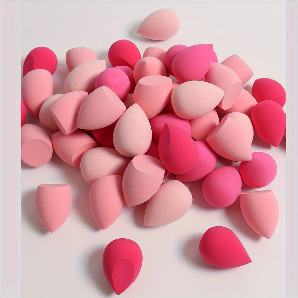 Veltora 7 or 18-piece makeup sponge set with dual-use wet and dry beauty blenders for liquid, cream, and powder makeup application.