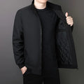 Veltora TFETTERS 8XL men's winter fleece-lined cotton parka coat with stand collar, thick and warm for cold weather.