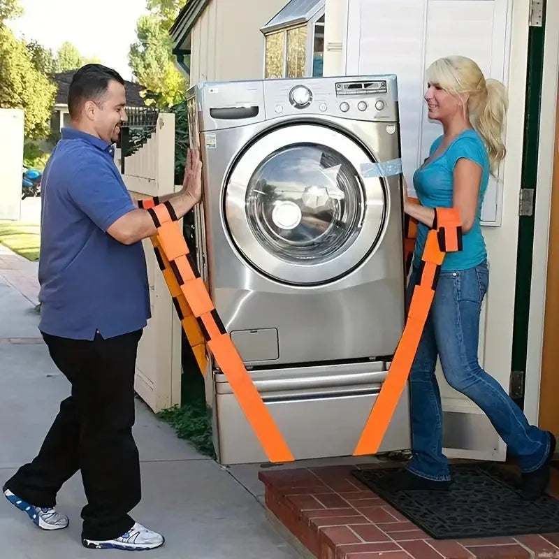 Veltora heavy-duty adjustable furniture move straps with rope tension belts for secure lifting and transport of furniture.