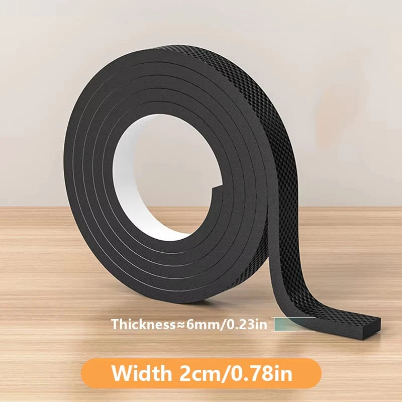 Veltora non-slip furniture pads with self-adhesive rubber protectors on chair and table legs, heavy-duty floor floor protection.