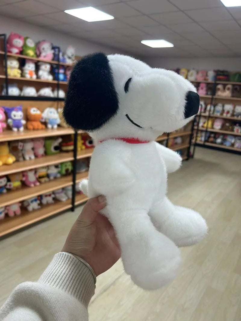 Veltora 30cm cartoon Snoopy plush toy pillow, soft plush doll perfect for children, sofa back cushion, cute and cuddly gift
