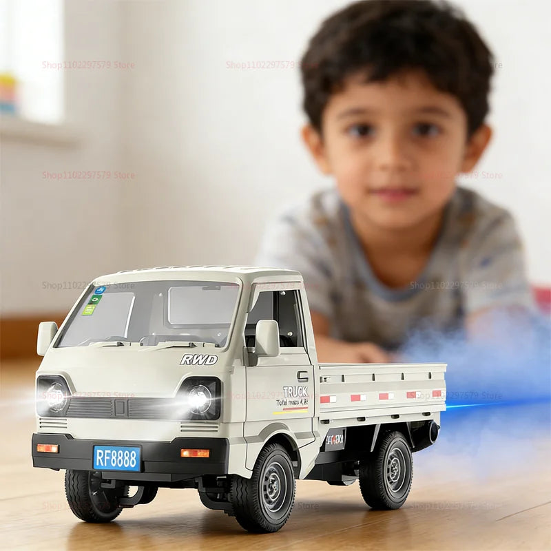 Veltora 1:16 scale 4x4 RC car with alloy body, remote control, climbing and drifting features, suitable for children.