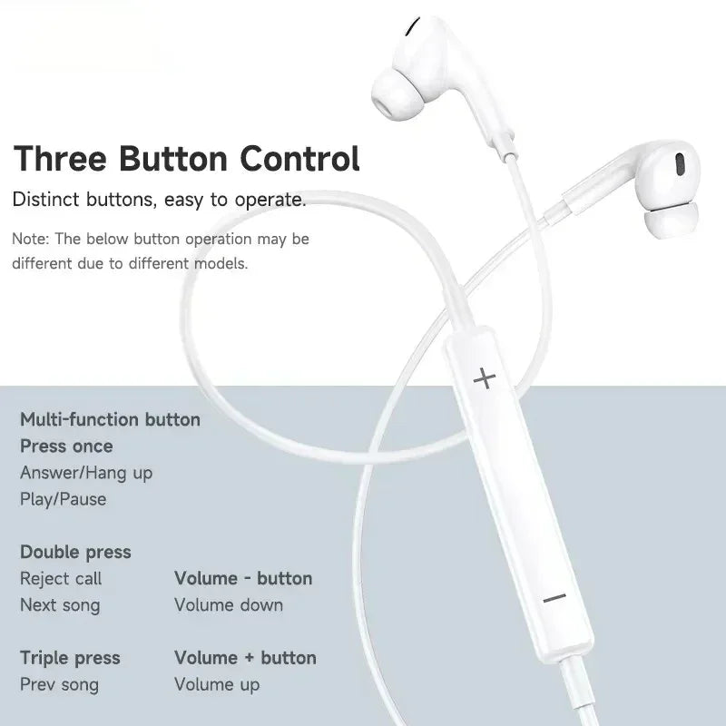 Veltora original wired in-ear earphones with Lightning connector for Apple iPhone 14 Pro Max, iPhone 13, 12, 11, XS, XR, SE, 6, 7, 8 Plus