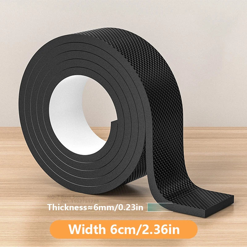 Veltora non-slip furniture pads with self-adhesive rubber protectors for chair and table legs, heavy-duty floor protection.