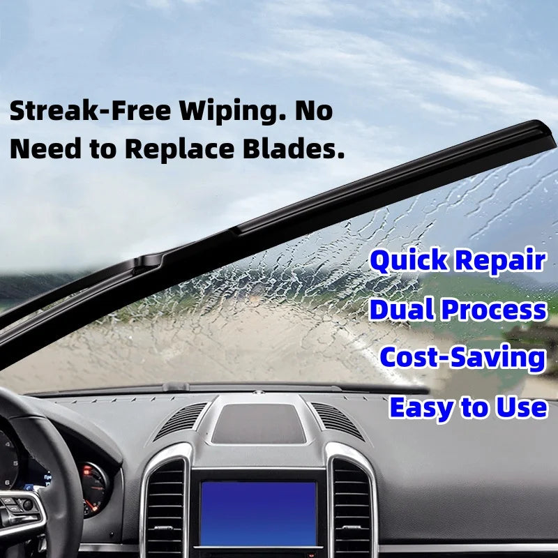 Veltora rain wing windshield wiper repair tool for auto blades, portable and universal for refurbishing car wipers and fixing scratches.