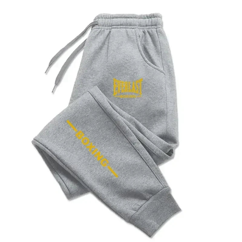 Veltora 2025 Autumn Winter printed running pants for men and women, fleece-lined outdoor sports and jogging fitness pants