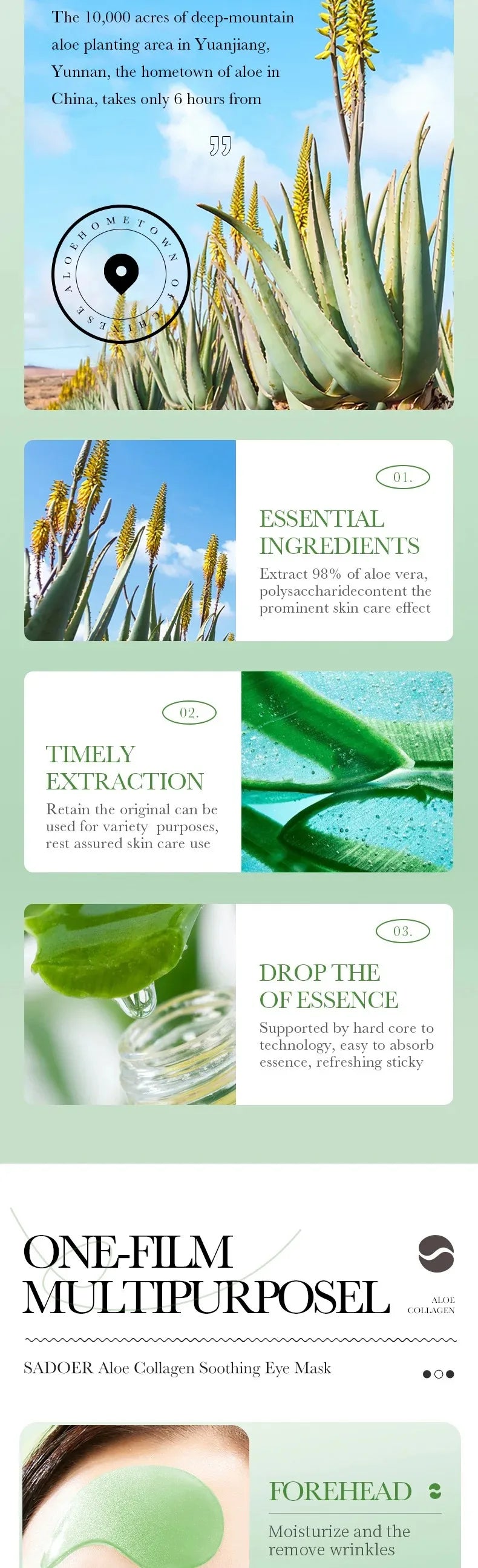 Veltora Aloe Vera Collagen Eye Mask set with 60 moisturizing patches for dark circles, puffiness, and wrinkle reduction around eyes.