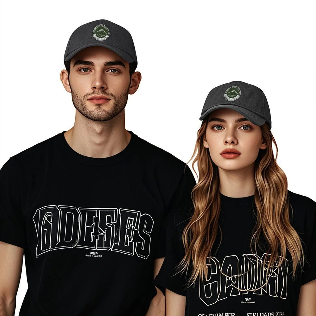 Veltora men's and women's baseball cap featuring Mont Tremblant Canada Skiing Quebec design, casual tactical style, and sun protection.