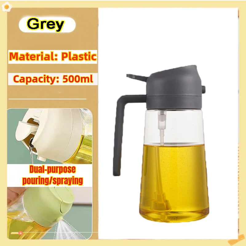 Veltora oil spray bottle with 200ml capacity, plastic BBQ cooking olive oil sprayer and vinegar bottle, empty and versatile.