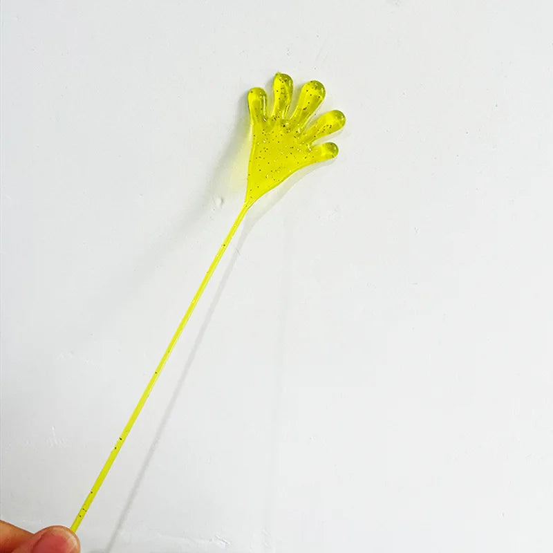 Set of 5-20 Veltora funny glitter sticky hands toys, elastic slap palm squishy toys for parties and novelty gift supplies.