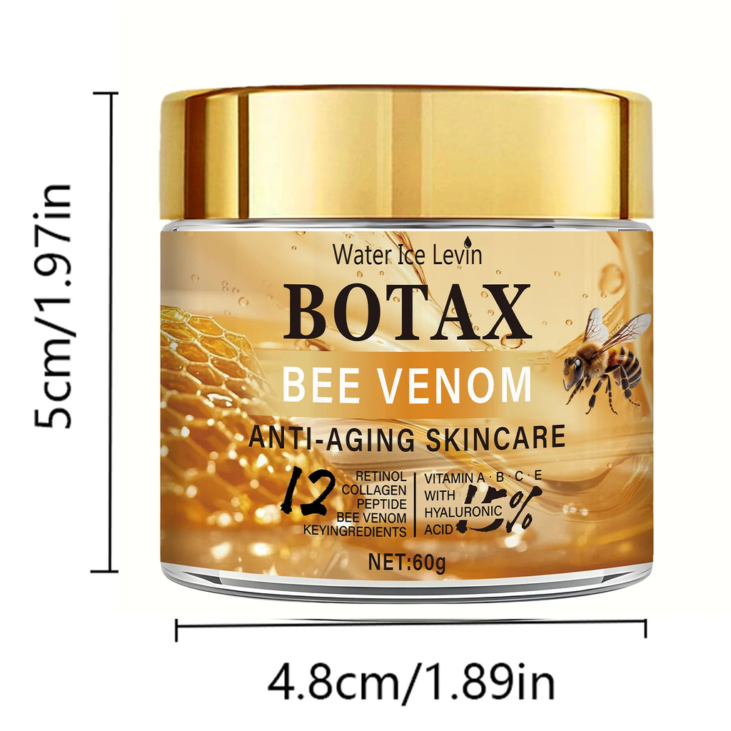 Botax Bee Venom Cream by Veltora, 60g jar with cream for deep wrinkles, skin rejuvenation, and firming action.