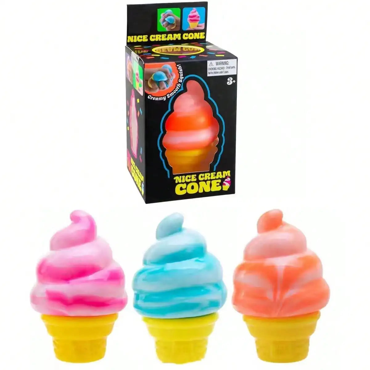 Veltora surprise box with assorted squishy figures, stress relief toys, and mystery fidget collectibles in a colorful blind box.
