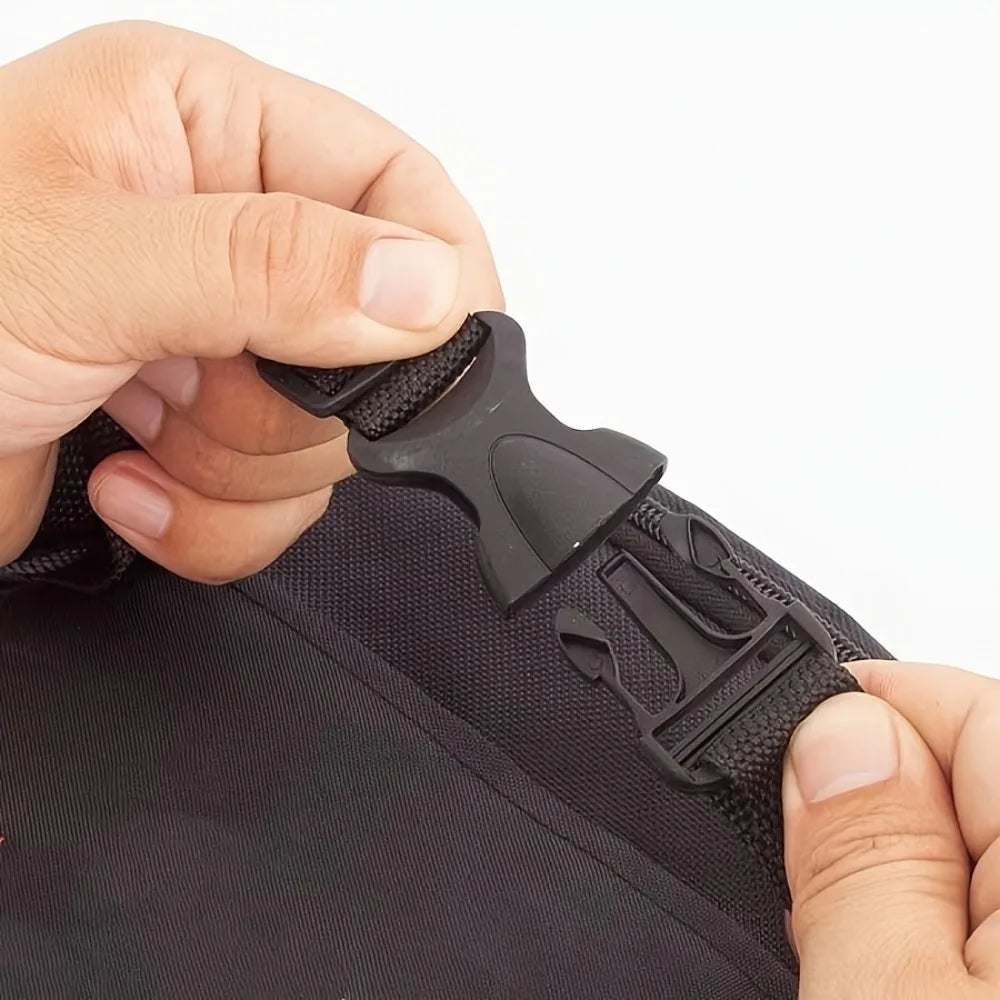 Veltora large capacity Oxford cloth handlebar bag mounted on motorcycle, removable storage bag for electric vehicles and bikes