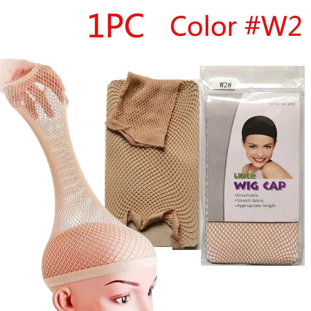 Veltora nylon hair net with stretchable elastic and mesh design, ideal for wig making and hair styling for women.