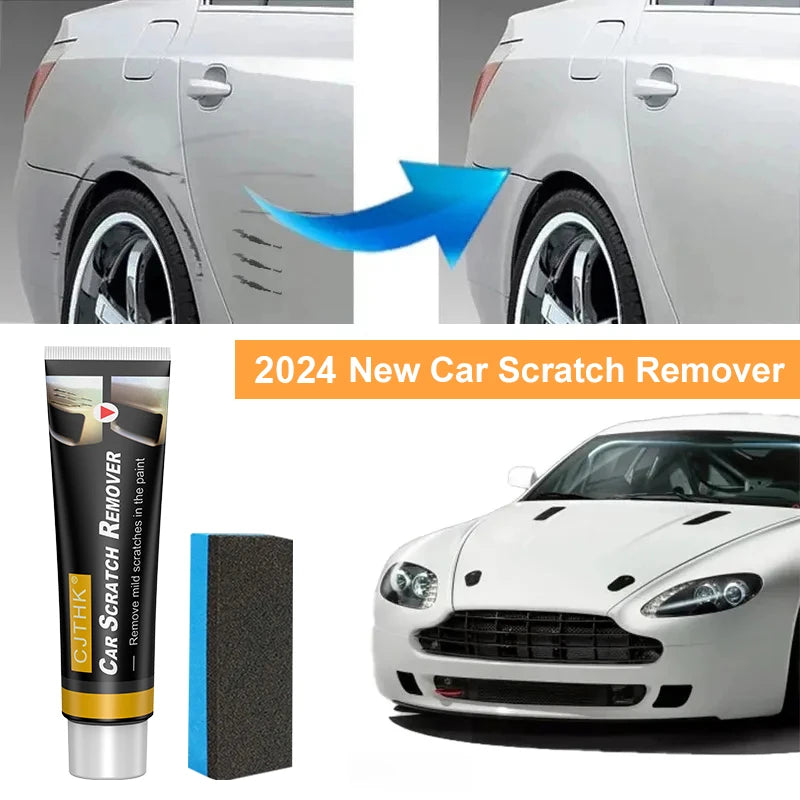 Veltora car scratch remover and polishing kit with auto swirl remover, grinding compound, and anti-scratch wax for vehicle paint repair.