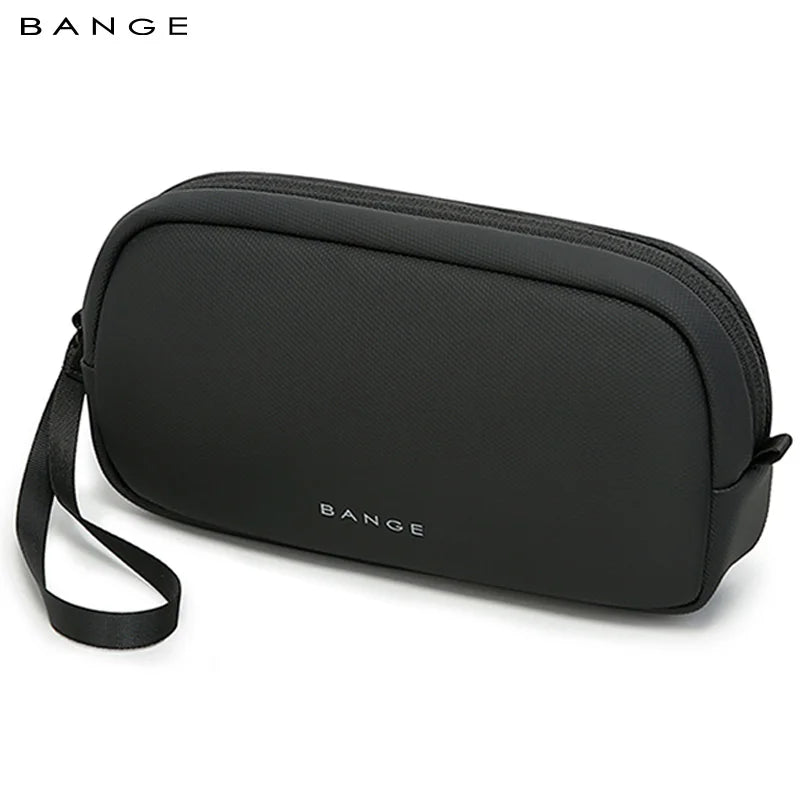 Veltora BANGE travel organizer bag with power bank pouch, compact electronics and gadget case for USB cables, cords, and hard drives