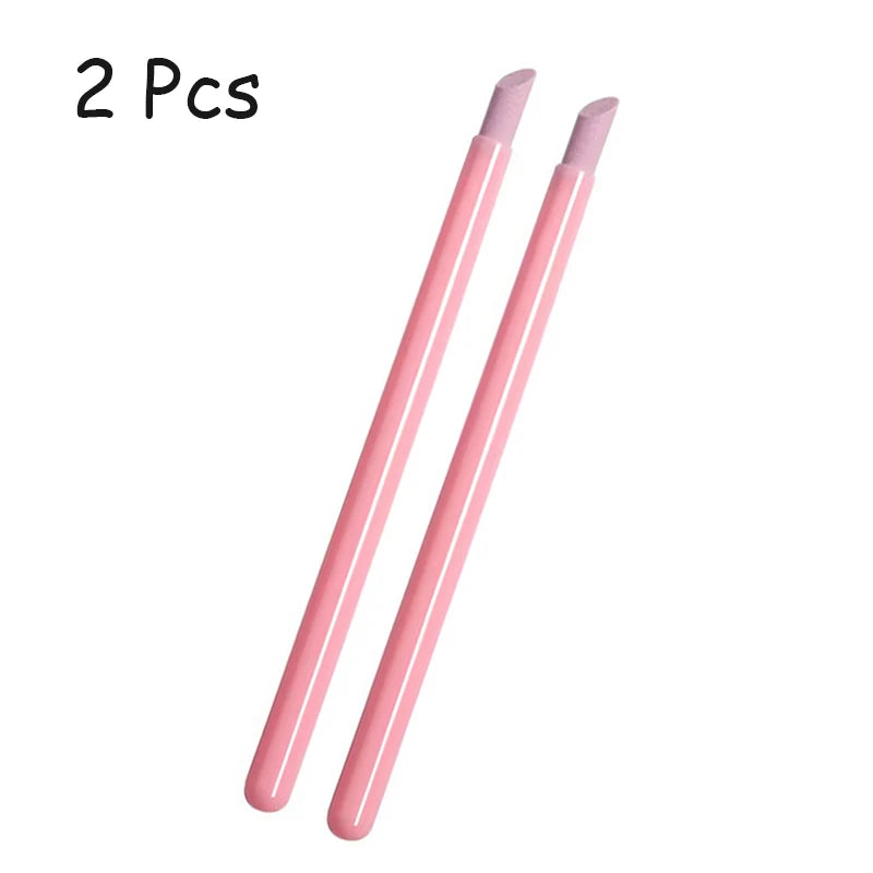 Veltora 1/5PC nails art quartz grinding pen with nail cuticle scissors and dead skin remover for manicures and UV gel polish.