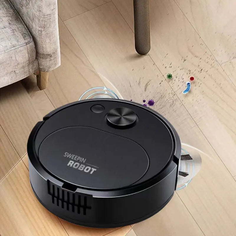 Veltora USB sweeping robot vacuum cleaner with mopping, 1500Pa suction, wireless smart 3-in-1 floor cleaning for home and office