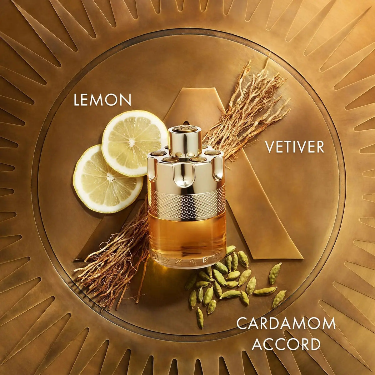 Veltora Azzaro Wanted Eau De Toilette bottle with vibrant label, woody vetiver scent, designed for men's everyday wear.