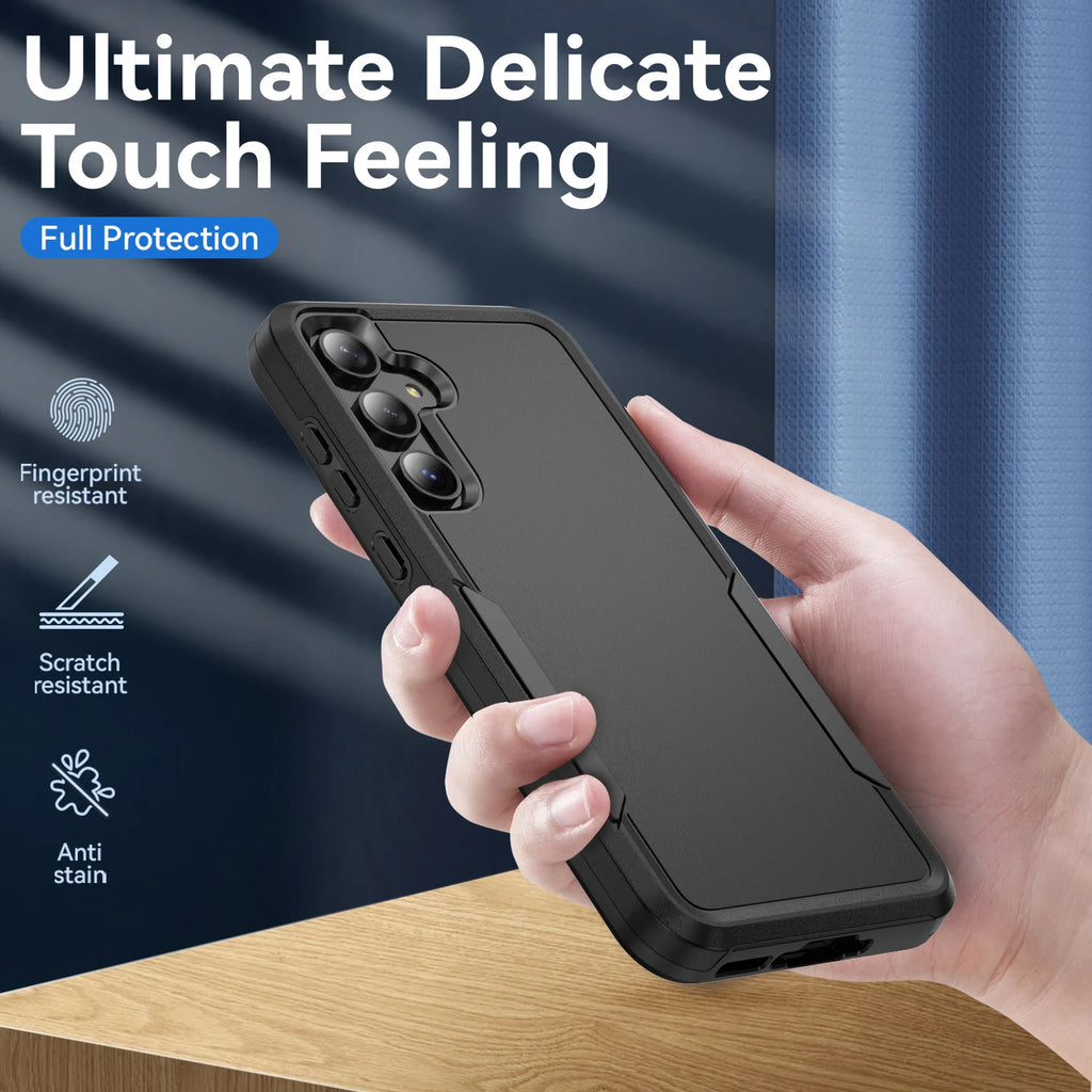 Veltora military-grade armor case for Samsung Galaxy S25 FE, S22, S23, S26 Plus, S24 FE Ultra, Edge, A57, A17, A54, A16 5G