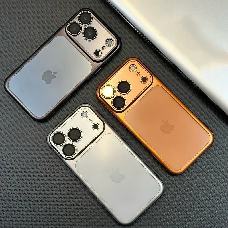 Veltora nano matte translucent iPhone case with air lens protection for iPhone 13 to 18 Plus, backplate cover with sleek matte finish