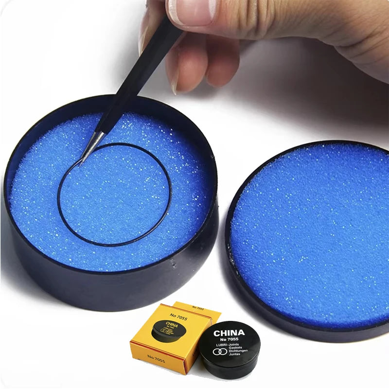 Veltora watch repair tool with waterproof O-ring case gasket, silicone lubricant, and replacement crown seal for watch waterproofing