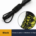 Veltora elastic no-tie sneaker shoelaces with locking stretch rubber round shoestrings for easy, quick fastening.