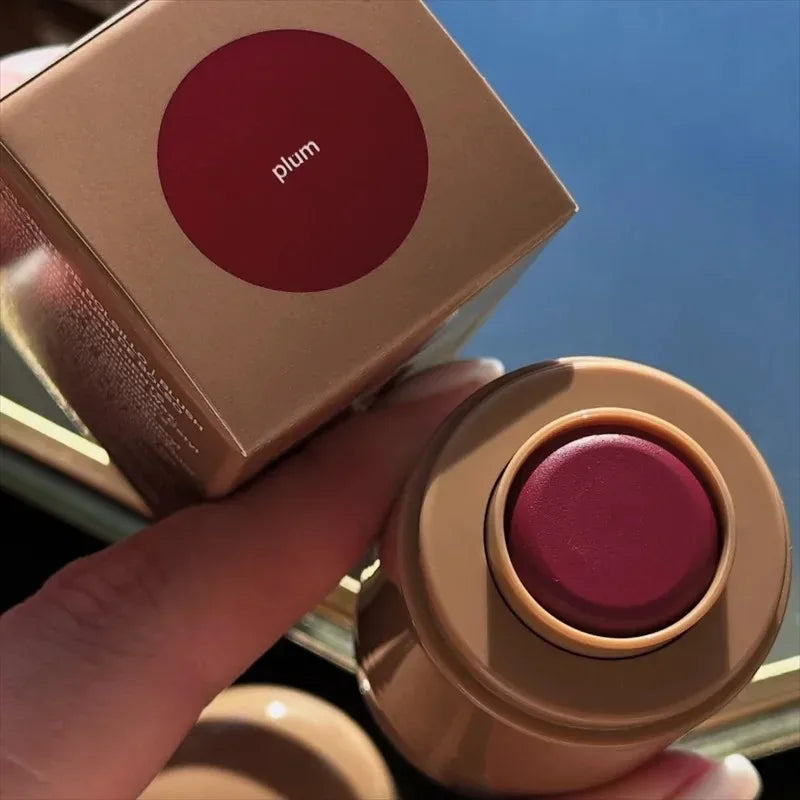 Veltora Rhod Pocket Blush Lip Stick with natural rouge powder blush and hydrating cream for lips and cheeks, easy to apply.