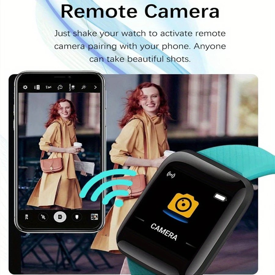 Veltora smartwatch for men and women showing digital time, fitness monitor, message notifications on a sleek electronic bracelet.
