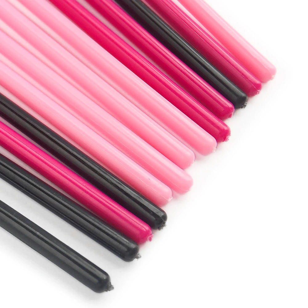 Veltora ANNAFRIS disposable eyelash and eyebrow brush set with soft crystal head mascara wands for lash extension and makeup application