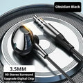 Veltora Type C and 3.5mm stereo earbuds with mic, volume control, HD microphone, wired headphones for iPhone 15-17 and Samsung.