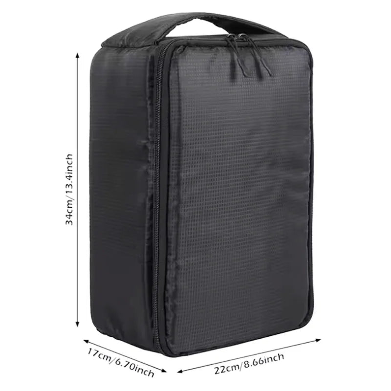 Veltora waterproof DSLR camera bag with multiple compartments, designed for Nikon and Canon DSLR cameras and lenses.