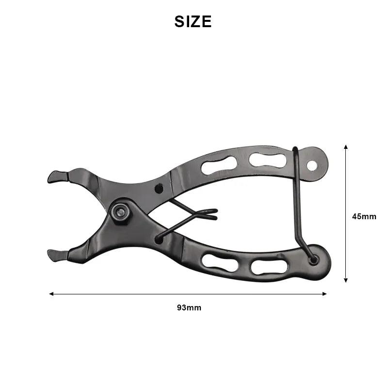 Veltora bicycle chain buckle pliers for MTB and road bikes, quick release chain link removal and installation tool.