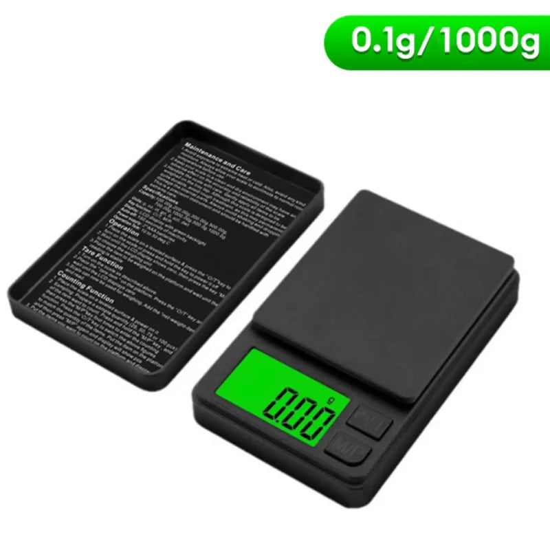 Veltora Precision Pocket Scale with backlit LCD, digital gram and ounce measurements, compact mini scale for food, jewelry, and travel