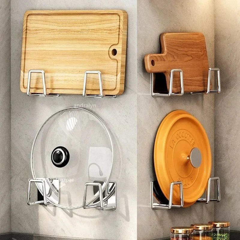 Veltora stainless steel sink sponge rack with wire ball holder for draining sponges inside kitchen sink wall mount