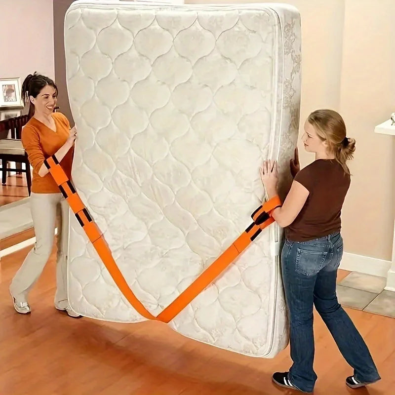 Veltora HeavyDuty adjustable furniture move straps with rope tension belts for secure lifting and moving of large furniture.