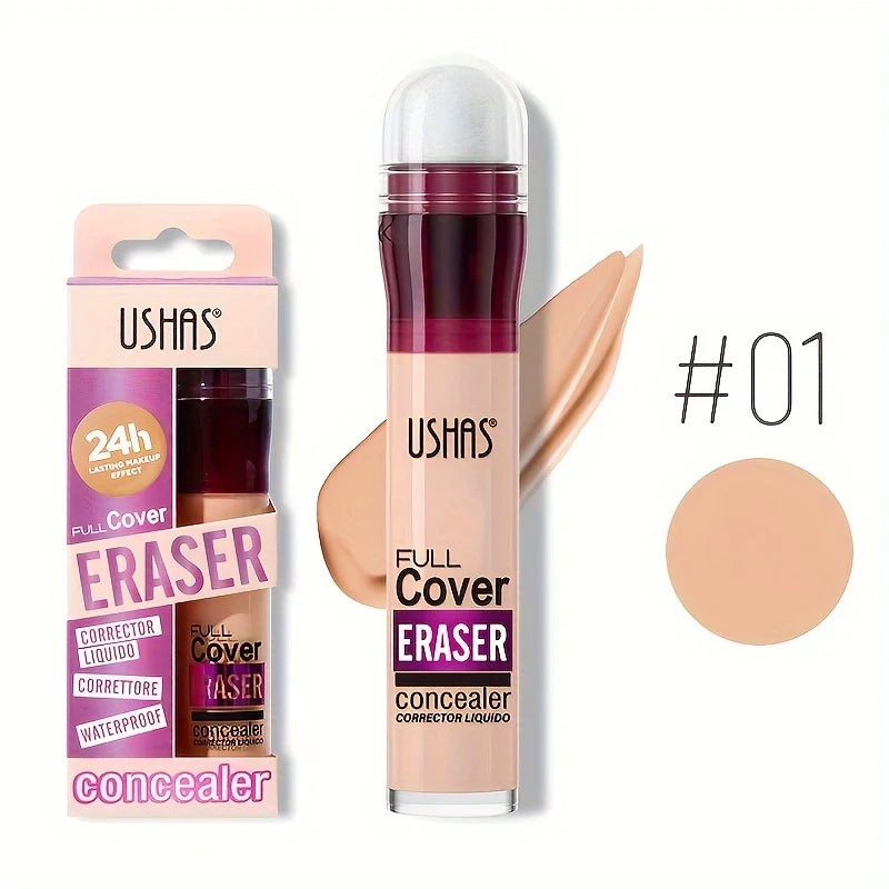 Veltora sponge head concealer for dark circles, freckles, acne, pigmentation, and blemishes, with long-lasting moisturizing liquid foundation