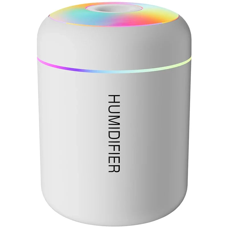 Veltora 180ML mini USB air humidifier with aroma diffuser and LED lights, suitable for car, bedroom, and home use.