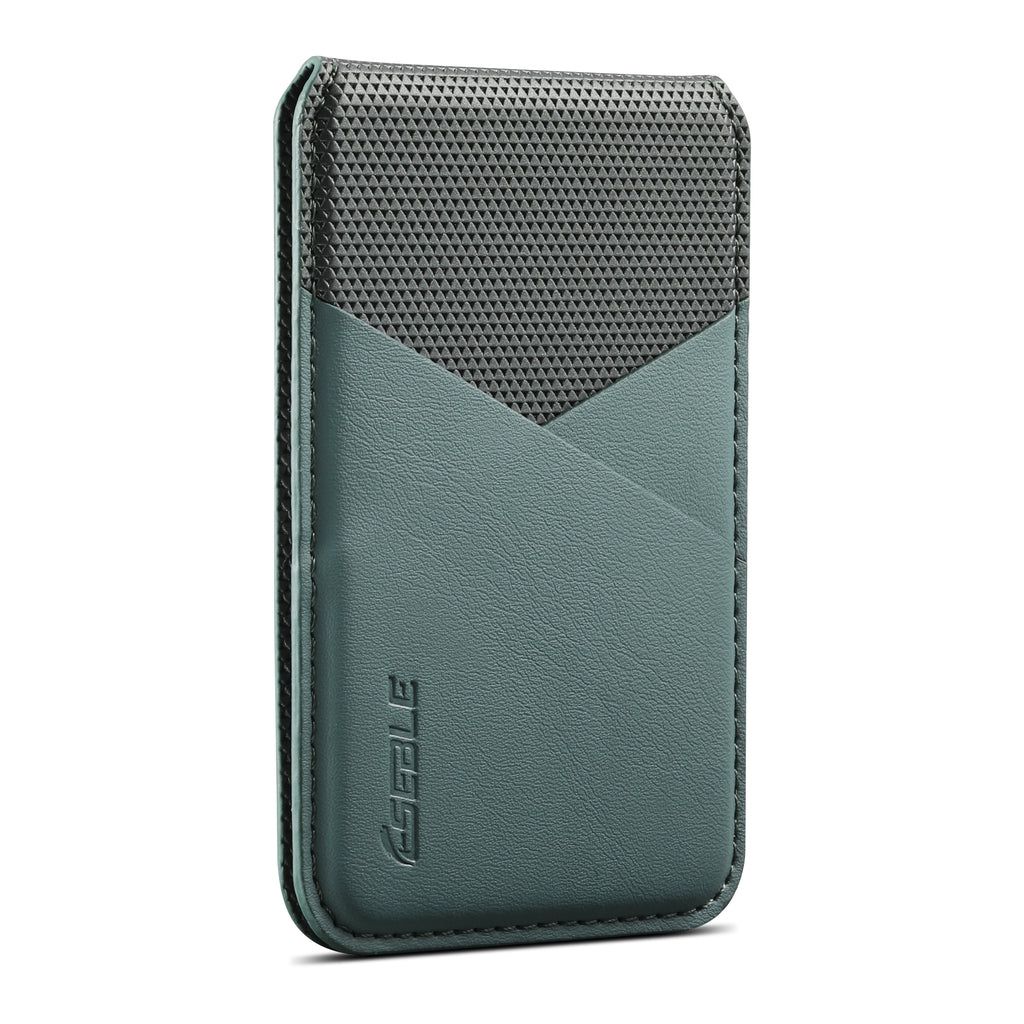 Veltora luxury leather wallet and card holder bag with slim geometric design for iPhone and Samsung Galaxy MagSafe accessories.