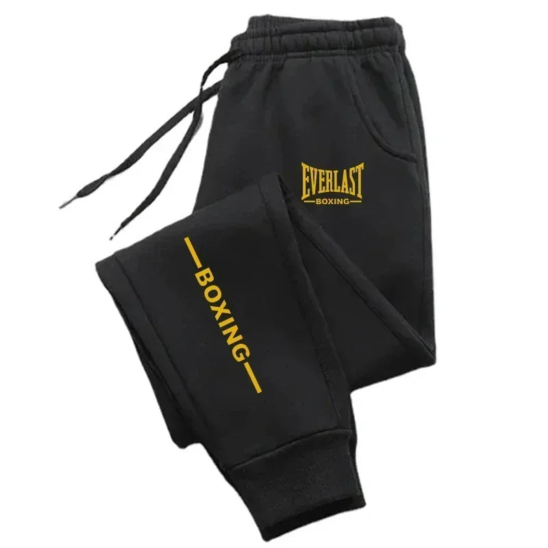 Veltora 2025 autumn winter printed running pants for men and women, fleece-lined outdoor sports and jogging casual fitness pants