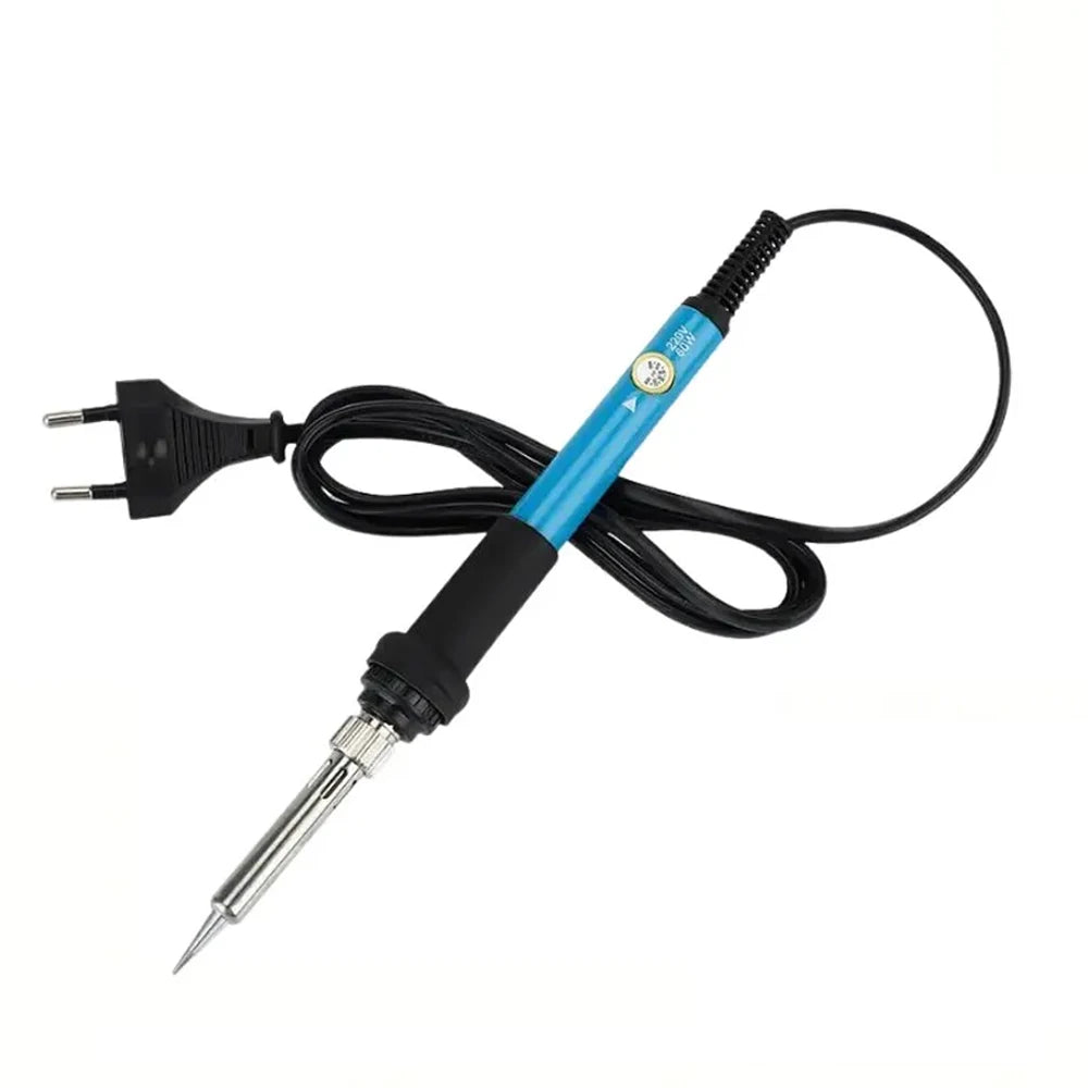 Veltora adjustable temperature electric soldering iron with 60W power, US or EU plug, suitable for welding and solder repair.