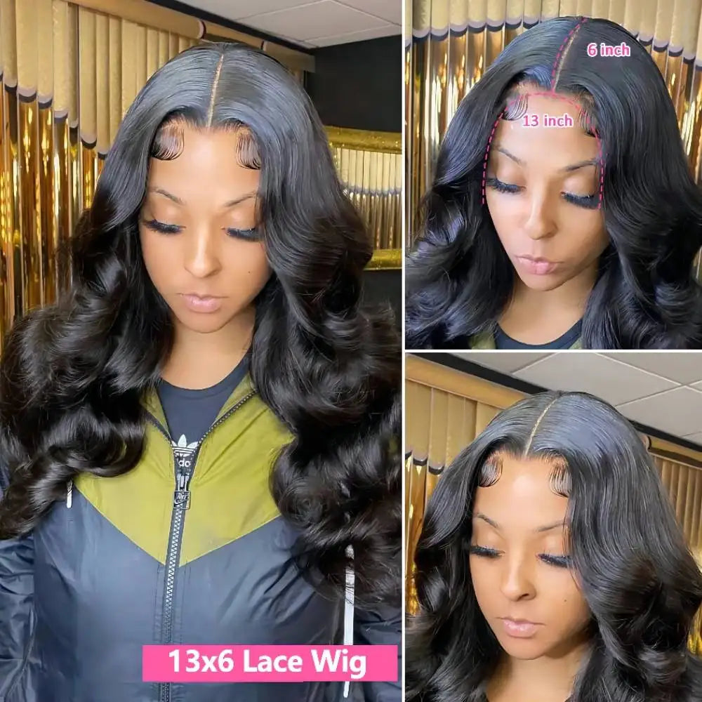 HD transparent 13x4 lace front wig by Veltora, pre-plucked body wave human hair, 5x5 lace frontal, 200 density, for women