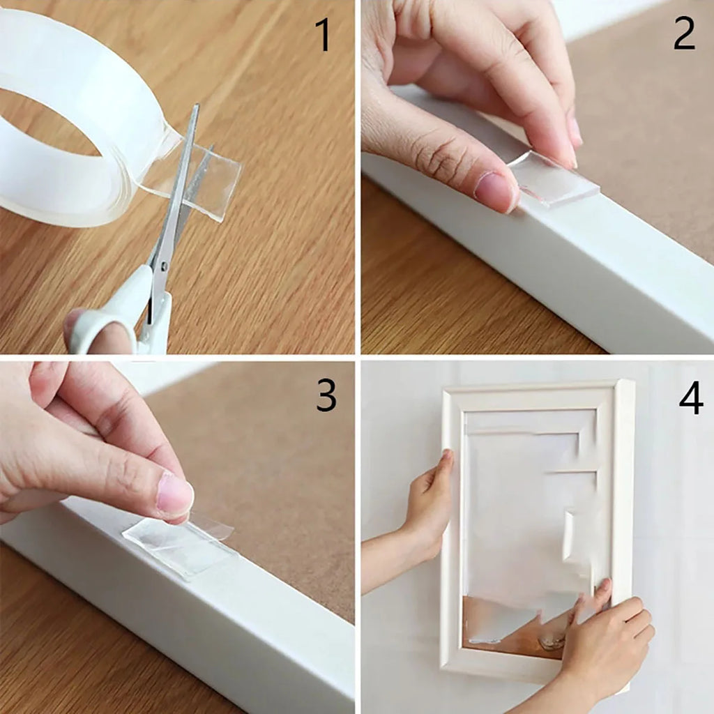 Veltora ultra-strong double-sided adhesive tape for waterproof wall stickers and home improvement projects.