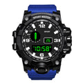 Veltora men's sports electronic wristwatch with large dial, waterproof, luminous display, alarm, and multifunction features.