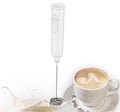 Veltora MINI USB rechargeable milk frother with three speed settings, electric handle blender for coffee and egg mixing.