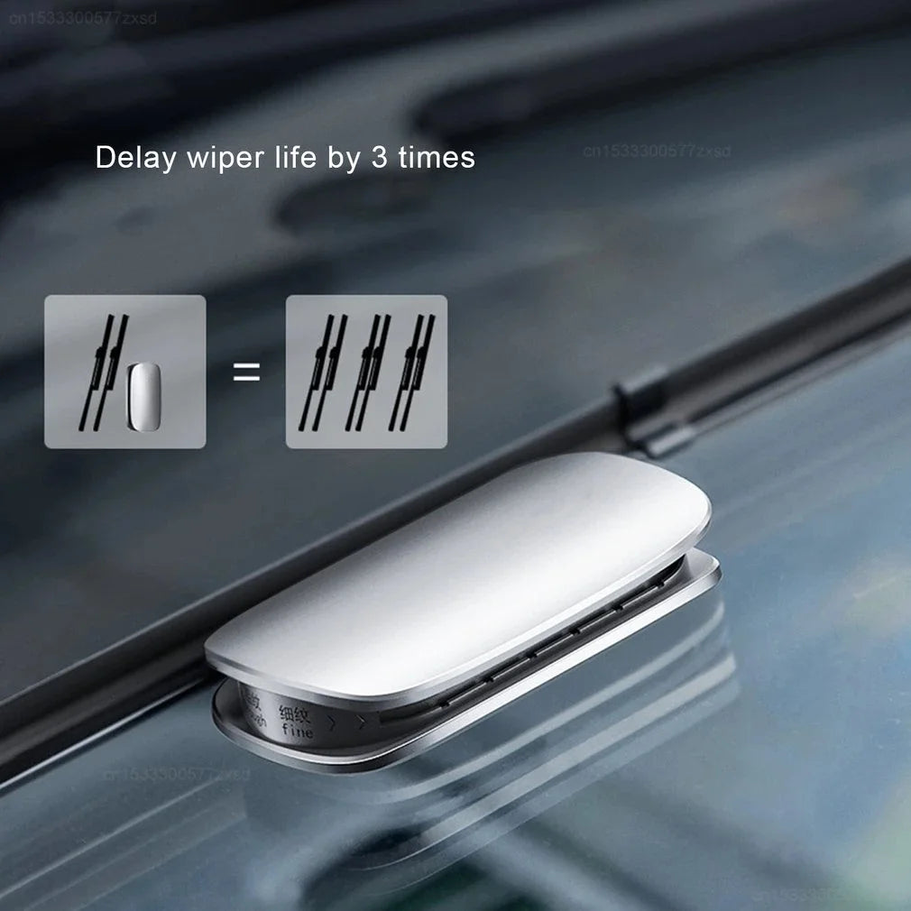 Veltora car windshield wiper repair tool for rain wing blades, portable auto blade refurbishing and scratch removal on windshield.