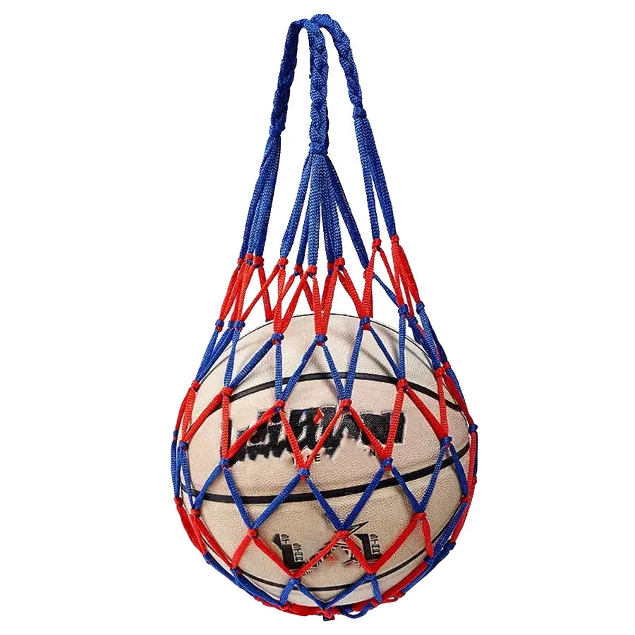 Veltora thick woven nylon basketball net bag for ball storage, durable training net bag suitable for all kinds of sports balls