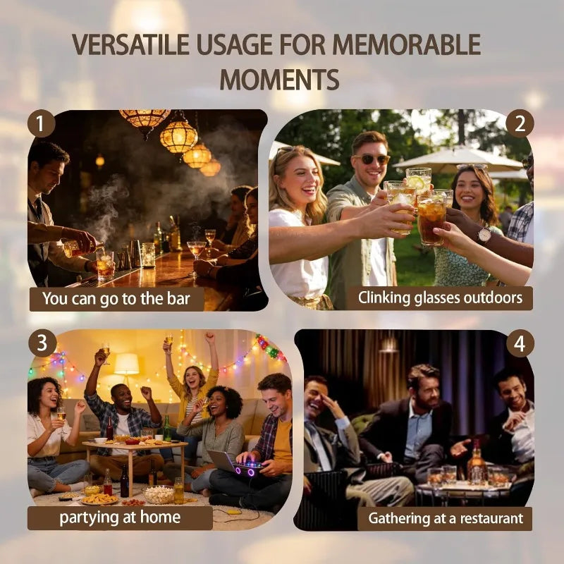 Veltora 280ml rotating crystal whiskey glass with intricate design, ideal for rum, cocktails, and premium drinking experiences.